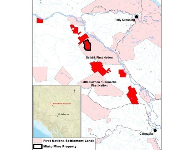 Figure 1. Regional Map of Minto Metals Corp. Projects. (CNW Group/Minto Metals Corp.) Figure 1. Regional Map of Minto Metals Corp. Projects. (CNW Group/Minto Metals Corp.)